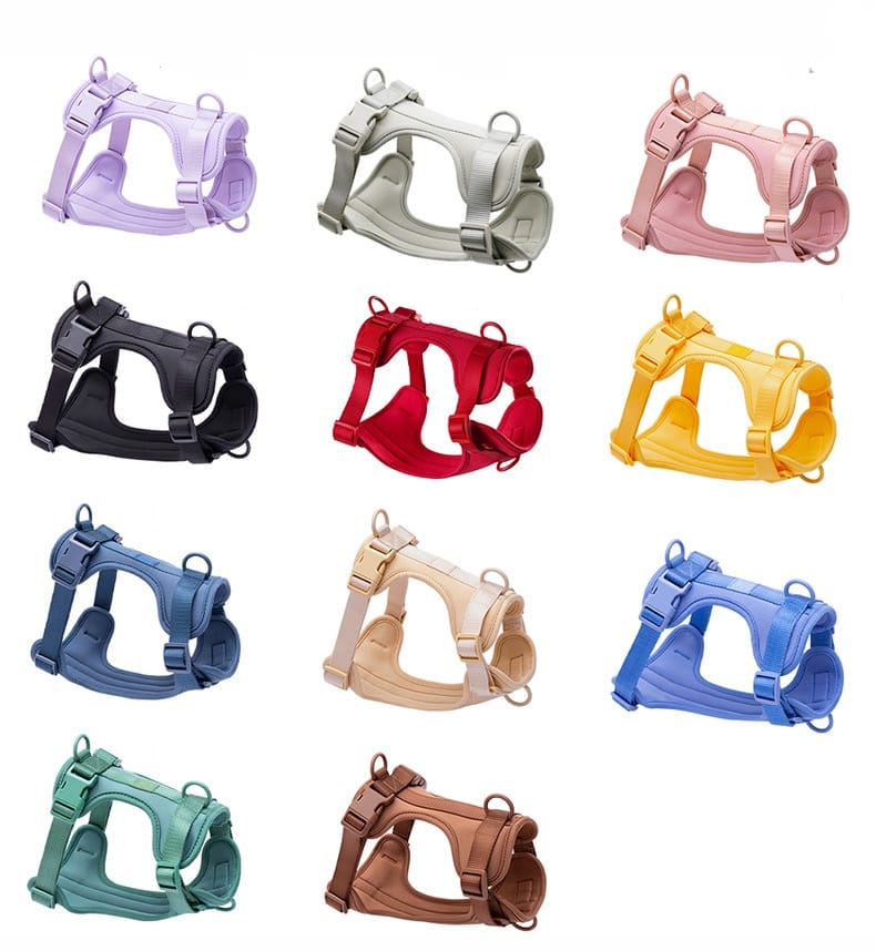 MoonianPet no-pull dog harness all 11 colors side view